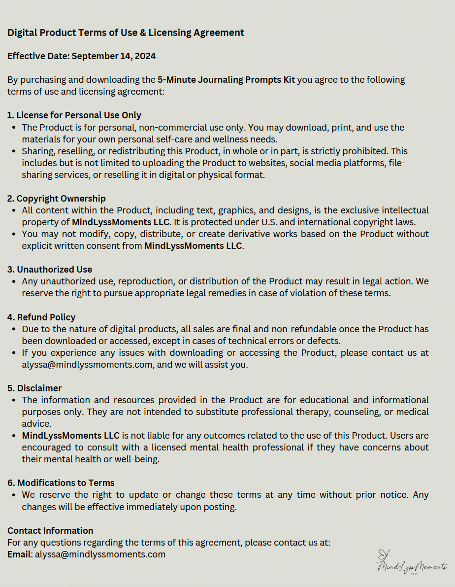 50 - 5-Minute Journaling Prompts