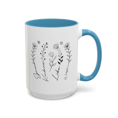 Spread Kindness Like Wildflowers Mug (11oz, 15oz)