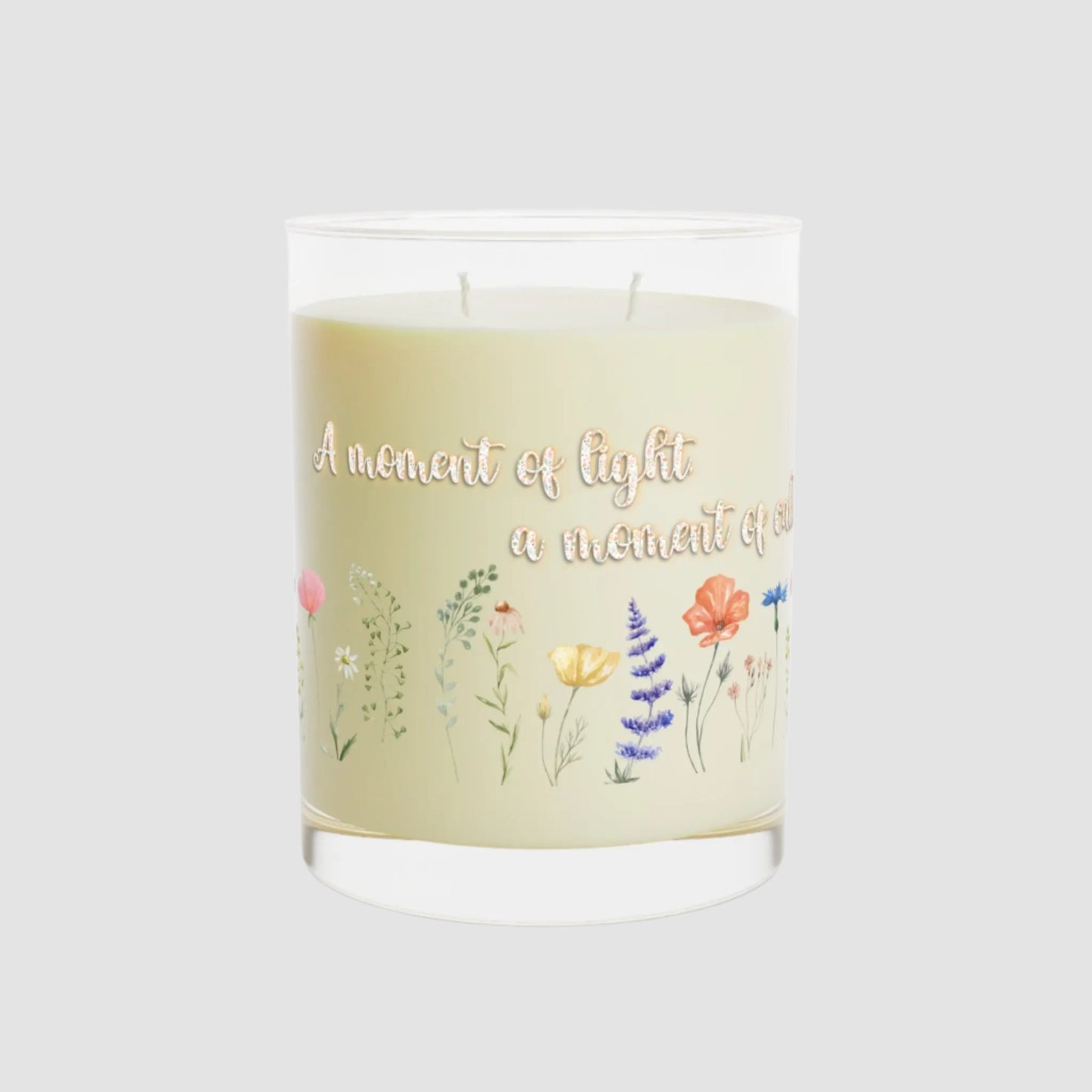 A Moment of Light, A Moment of Calm Scented Candle (11oz) Printify