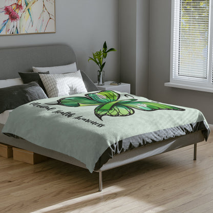 Mental Health Awareness Blanket Printify