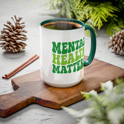 Mental Health Matters (Green) Mug (11oz & 15oz)