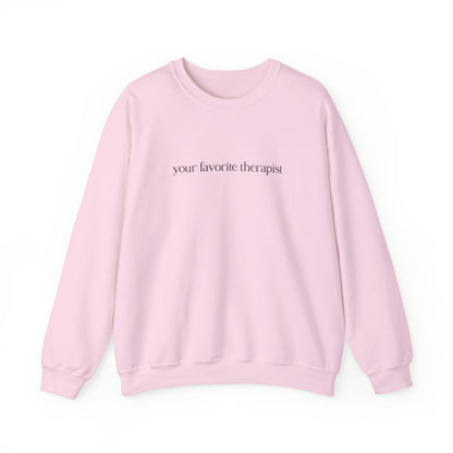 Your Favorite Therapist Crewneck Printify