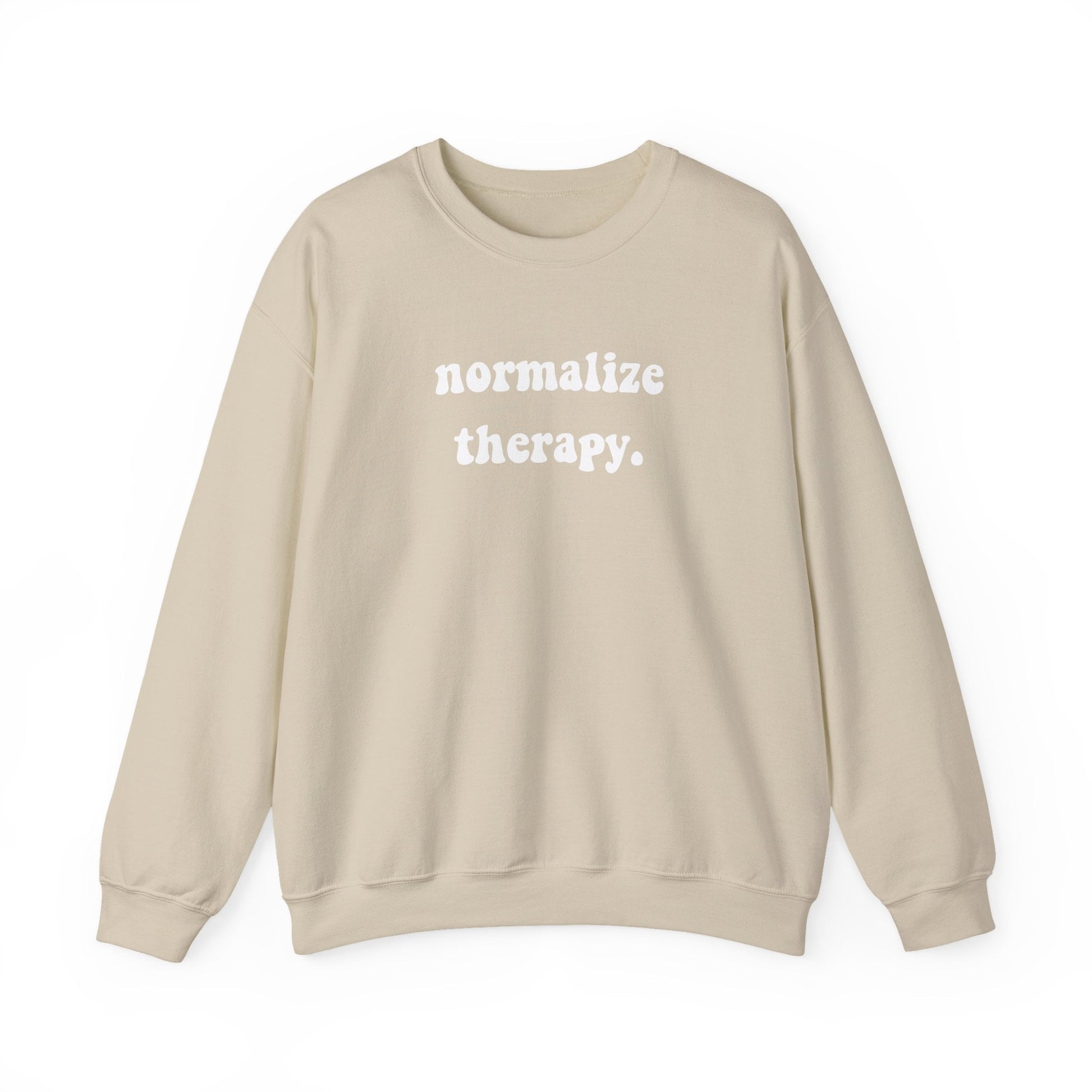 Normalize Therapy Crewneck Printify