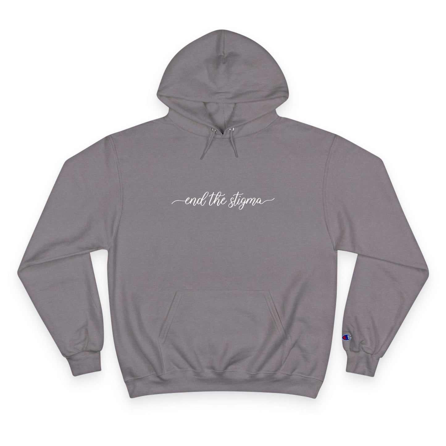 End the Stigma Champion Hoodie Printify