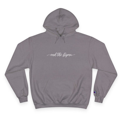 End the Stigma Champion Hoodie Printify