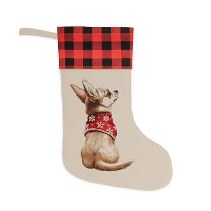 Chihuahua Christmas Stocking - Personalization Available! Printify