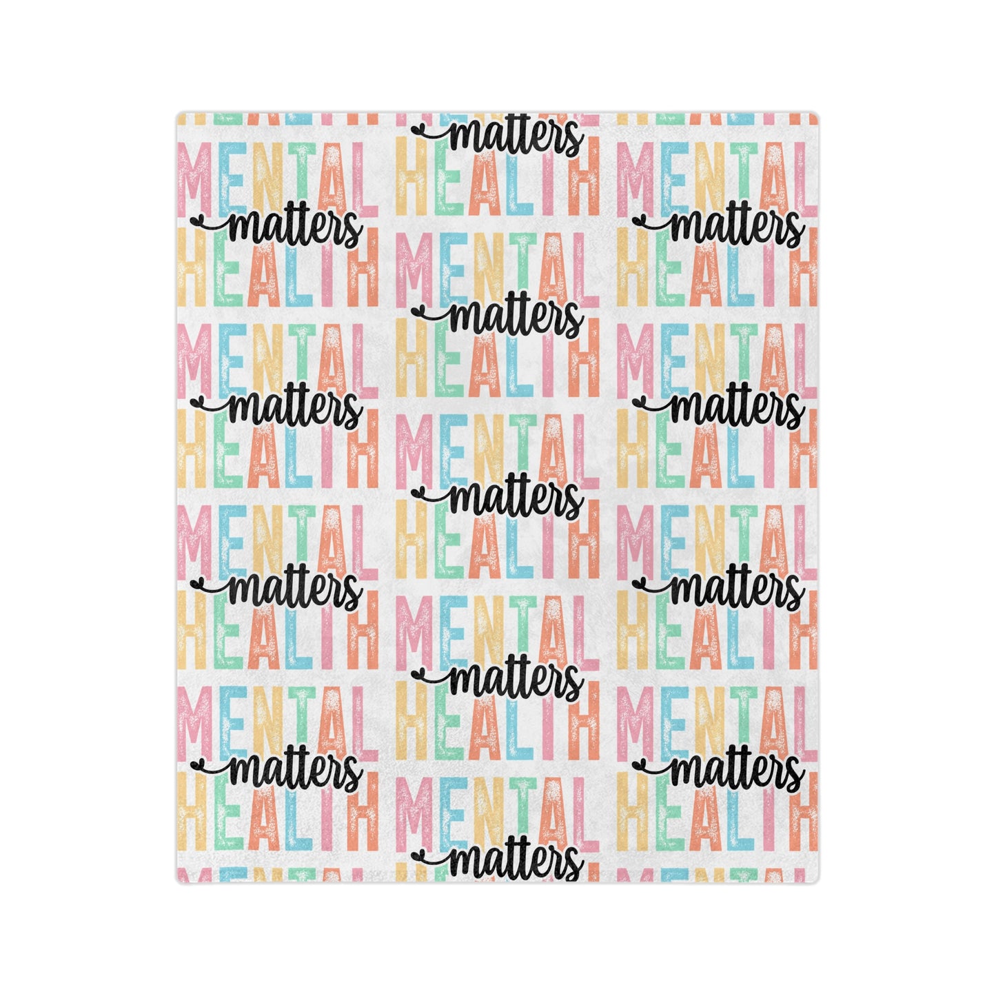 Vibrant Mental Health Matters Blanket