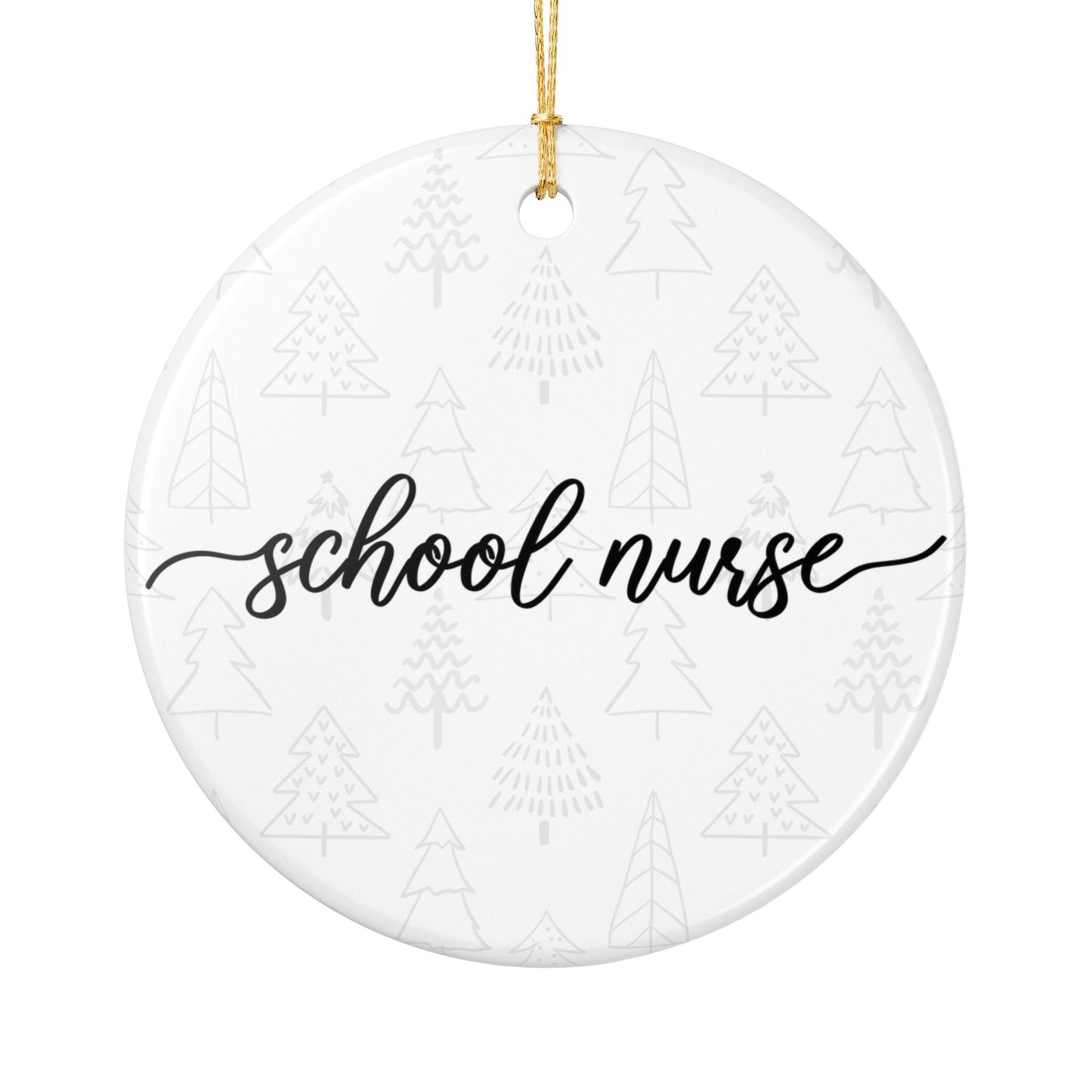 School Nurse Ornament Printify