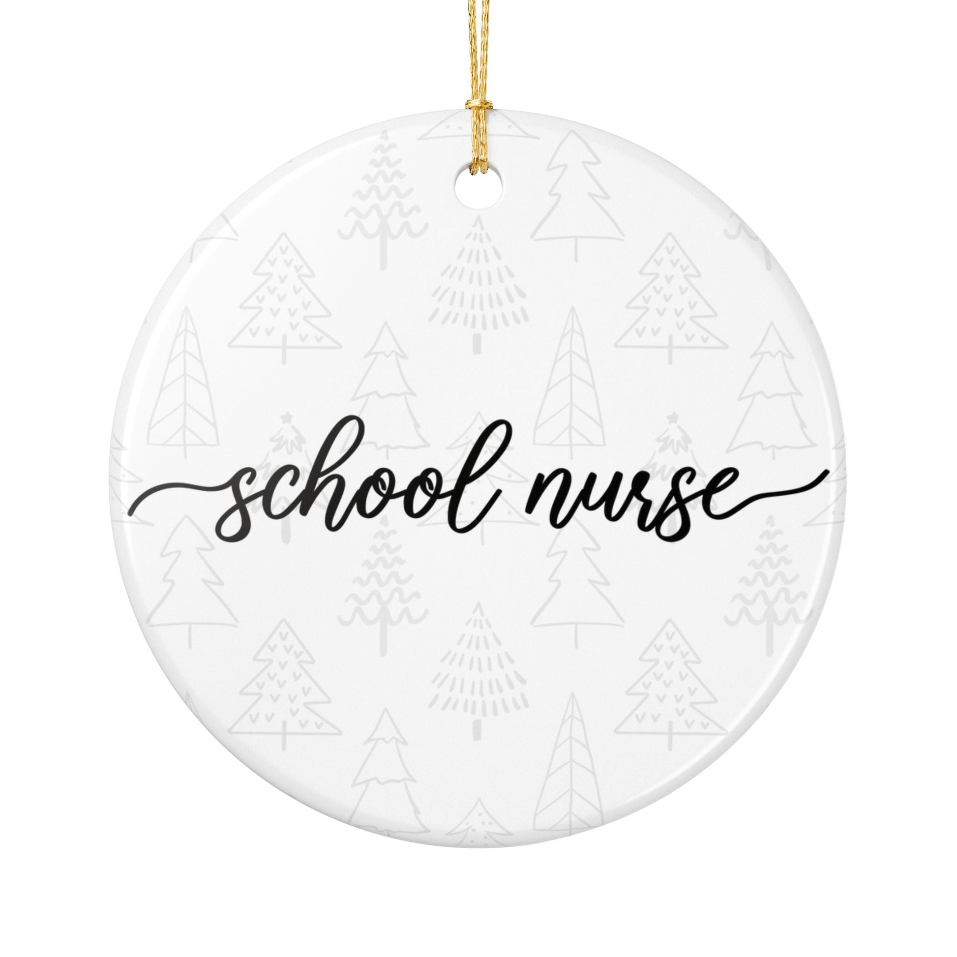 School Nurse Ornament Printify
