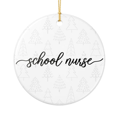 School Nurse Ornament Printify