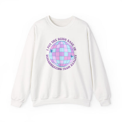 DISCOnnecting From Reality Crewneck