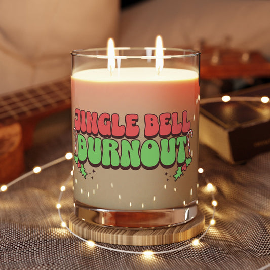 Jingle Bell Burnout Candle (11oz) Printify