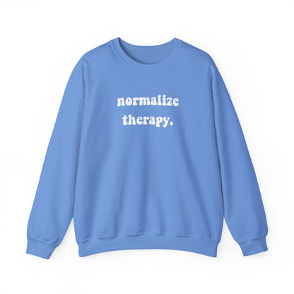 Normalize Therapy Crewneck Printify