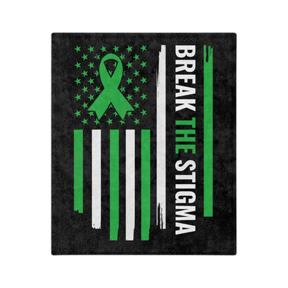 Break The Stigma — Mental Health Awareness Blanket