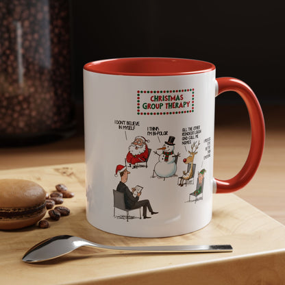 Christmas Group Therapy Mug (11oz, 15oz) Printify