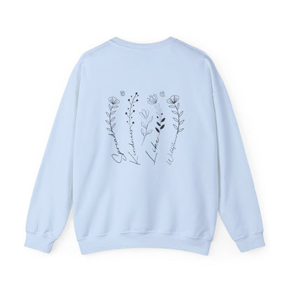 Spread Kindness Like Wildflowers Crewneck Printify
