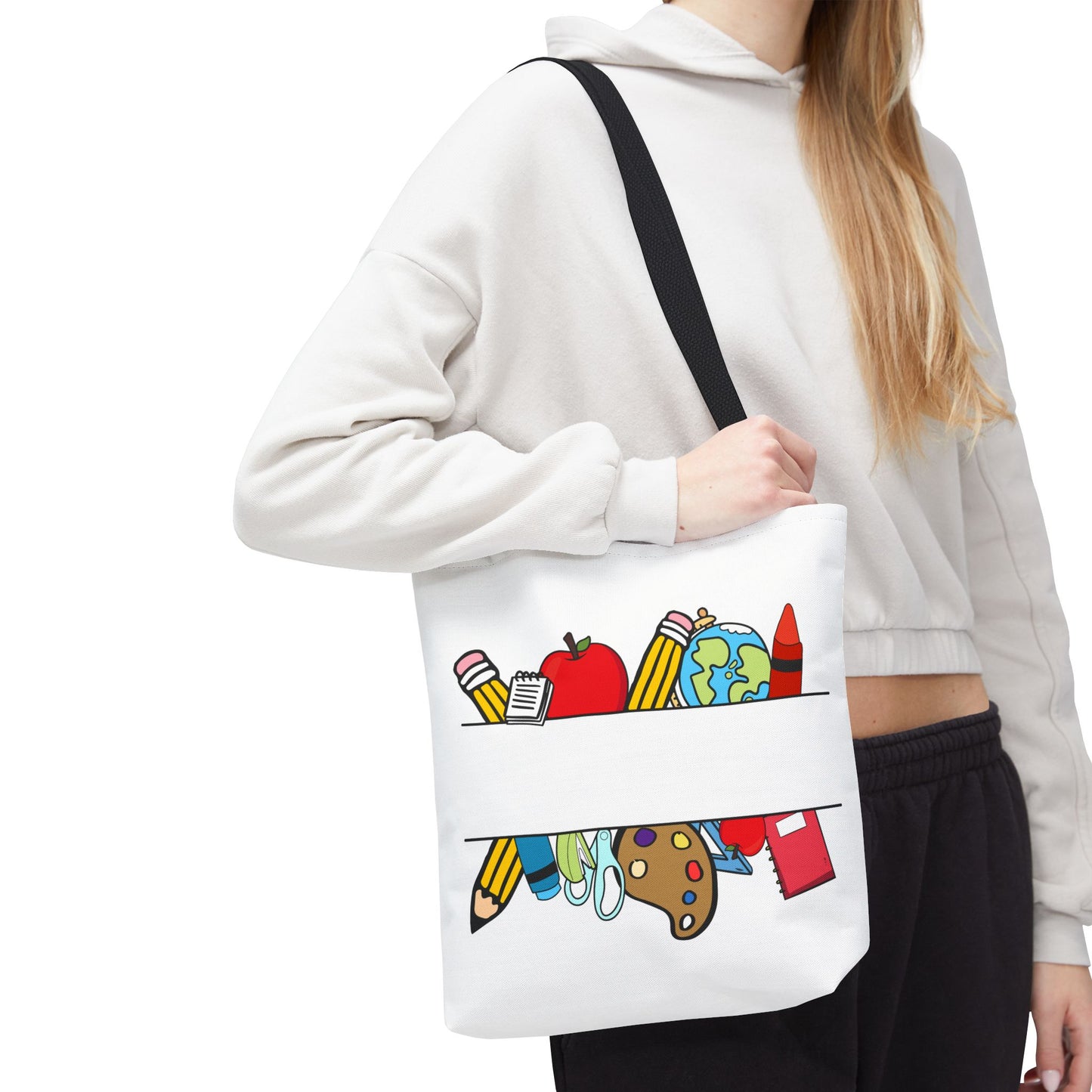 School Supplies Tote — Personalization Available!
