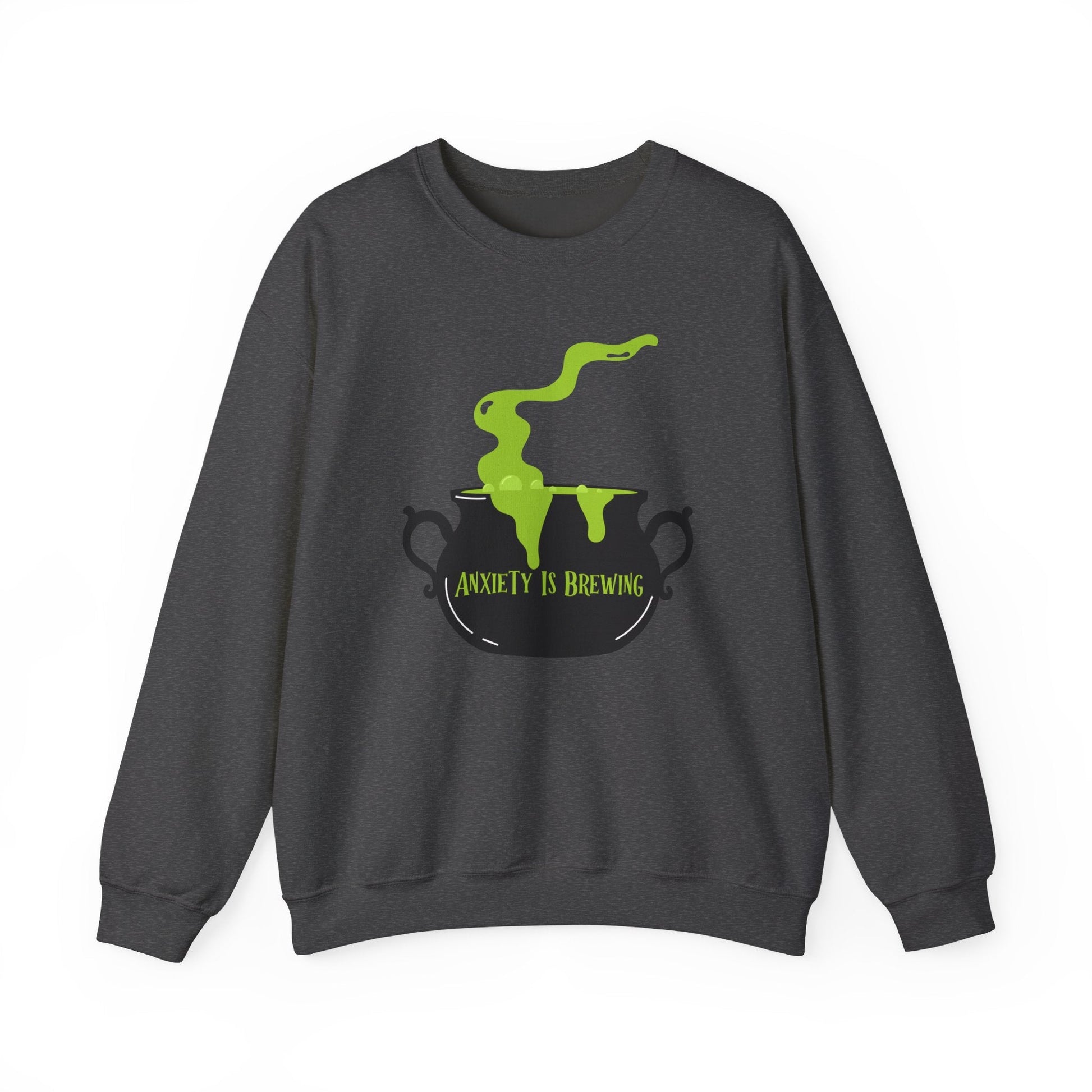 Anxiety is Brewing Crewneck Printify