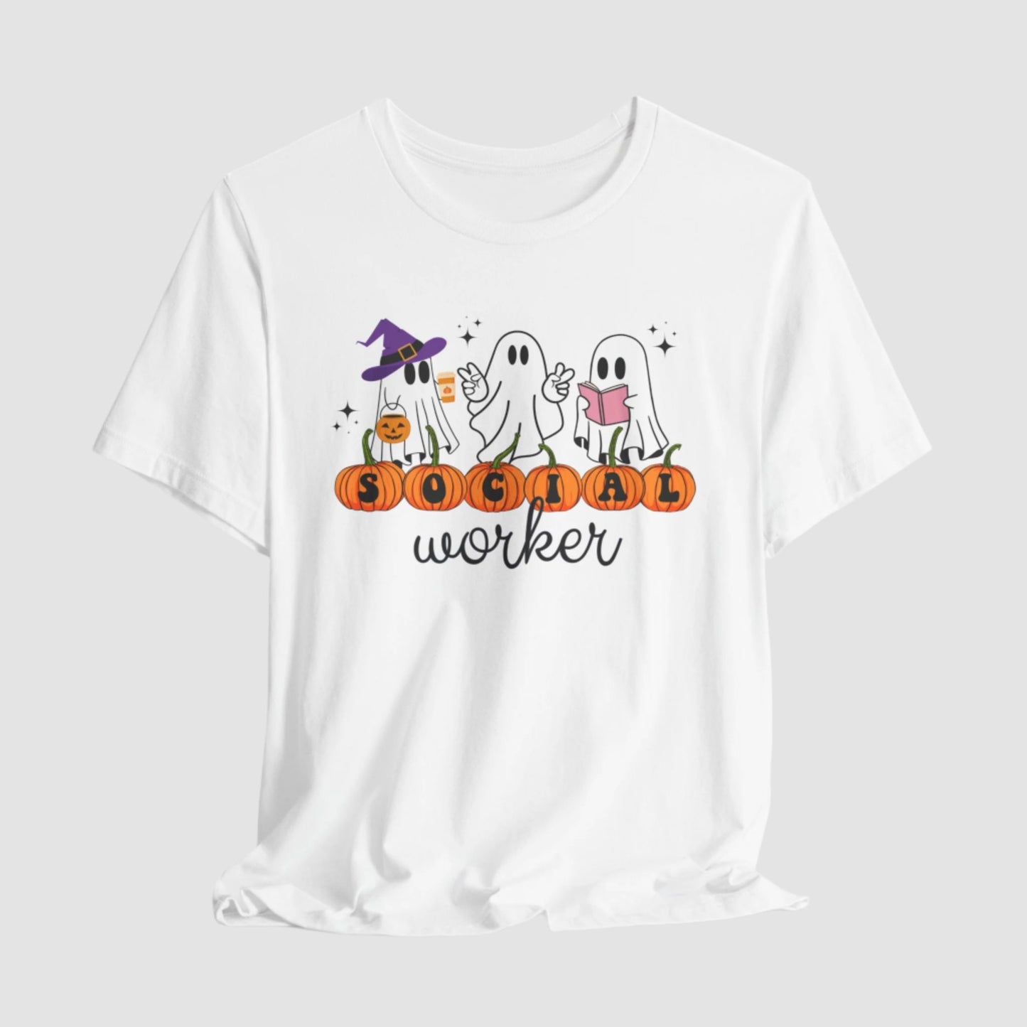 Social Worker Halloween Unisex Bella+Canvas Tee