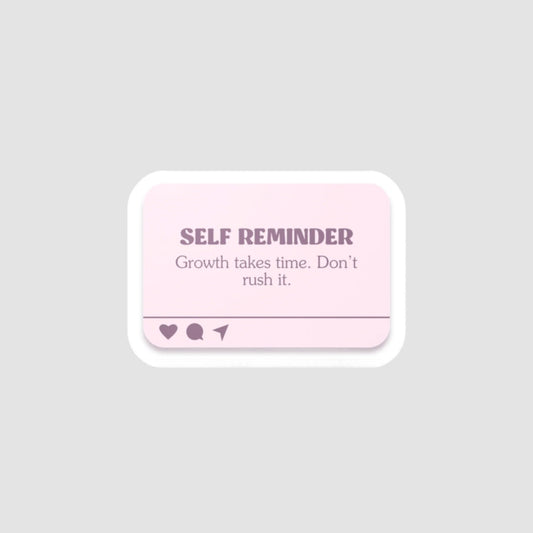 Self Reminder Vinyl Decal