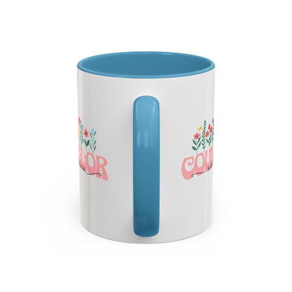 Floral Substance Abuse Counselor Mug (11oz)