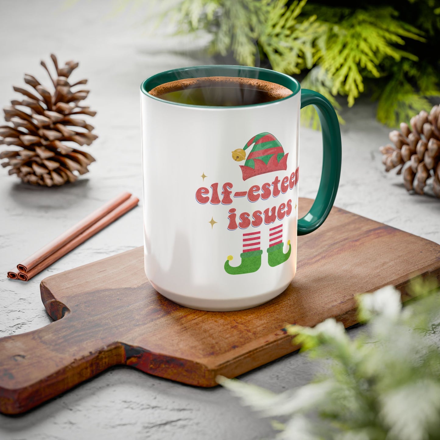 Elf-Esteem Issues Mug (11oz, 15oz)