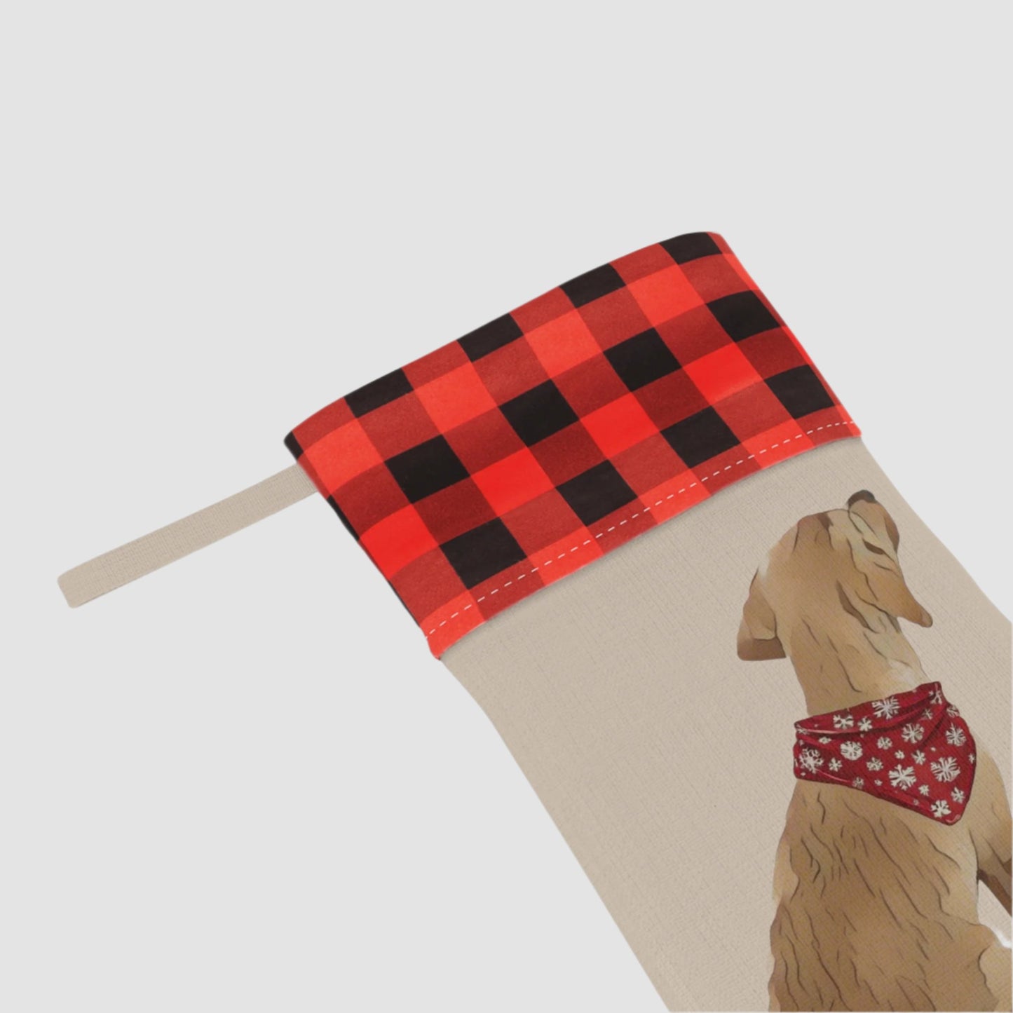 Yellow Lab Christmas Stocking - Personalization Available!