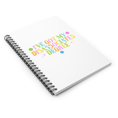 Disassociates Degree Notebook