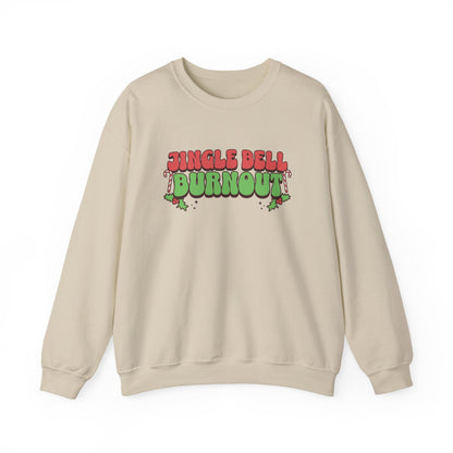 Jingle Bell Burnout Crewneck Printify
