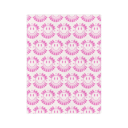 The Cool Therapist Blanket (Pink) Printify