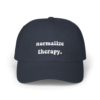 Normalize Therapy Embroidered Hat Printify