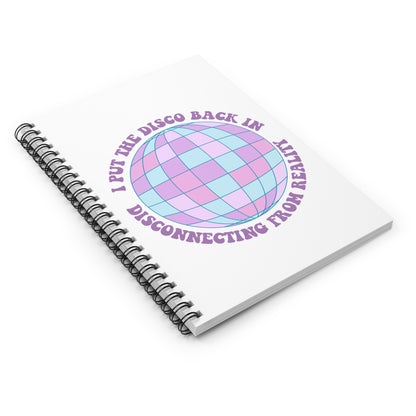 DISCOnnecting From Reality Notebook