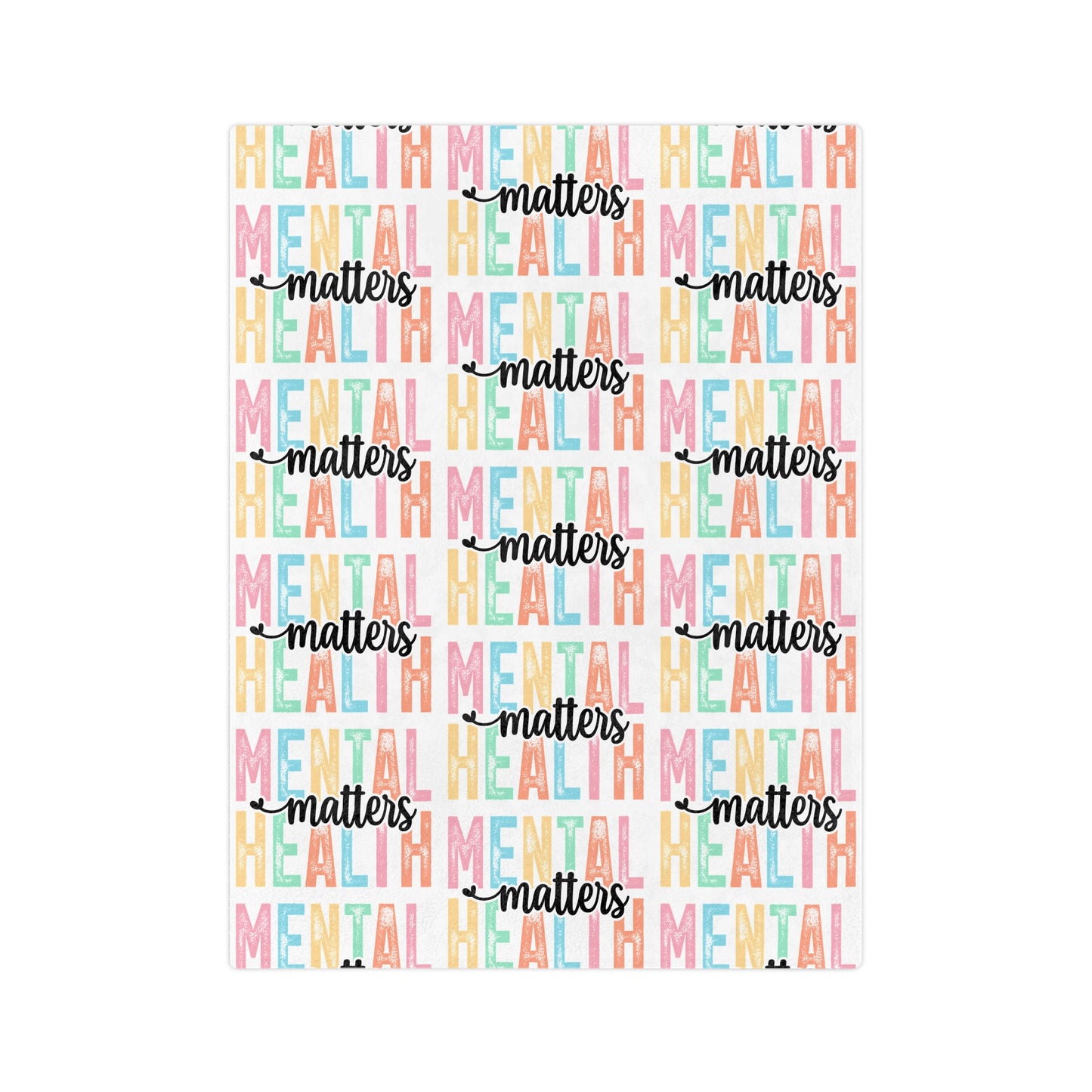 Vibrant Mental Health Matters Blanket