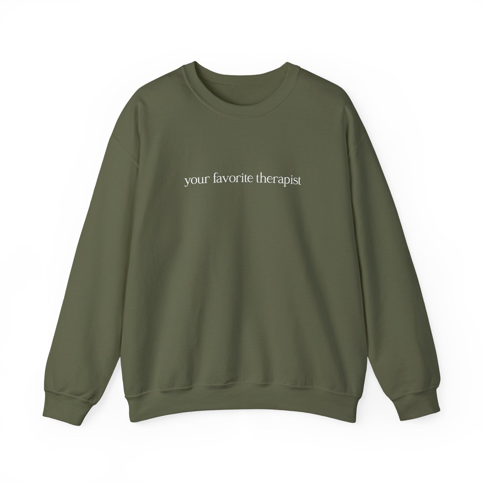 Your Favorite Therapist Crewneck Printify