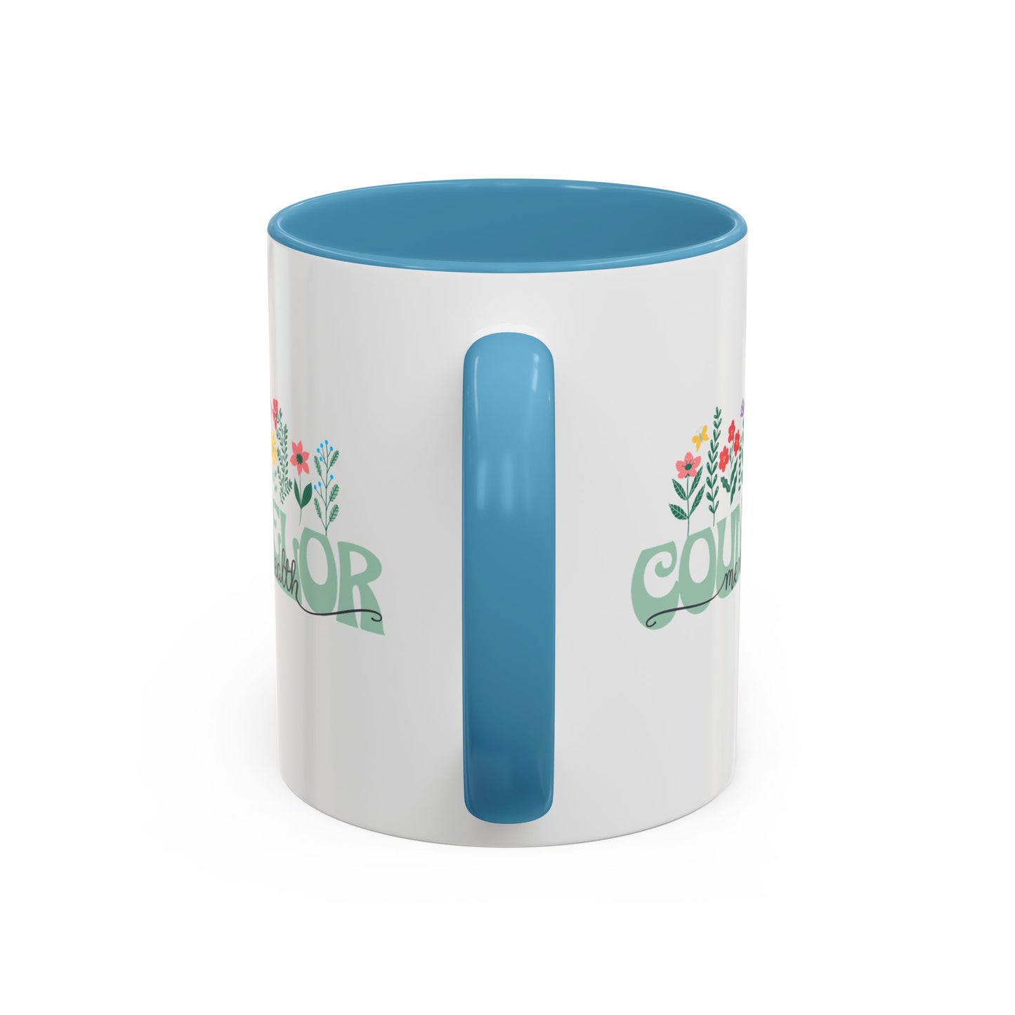 Floral Mental Health Counselor Mug (11oz)