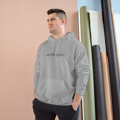 End the Stigma Champion Hoodie Printify