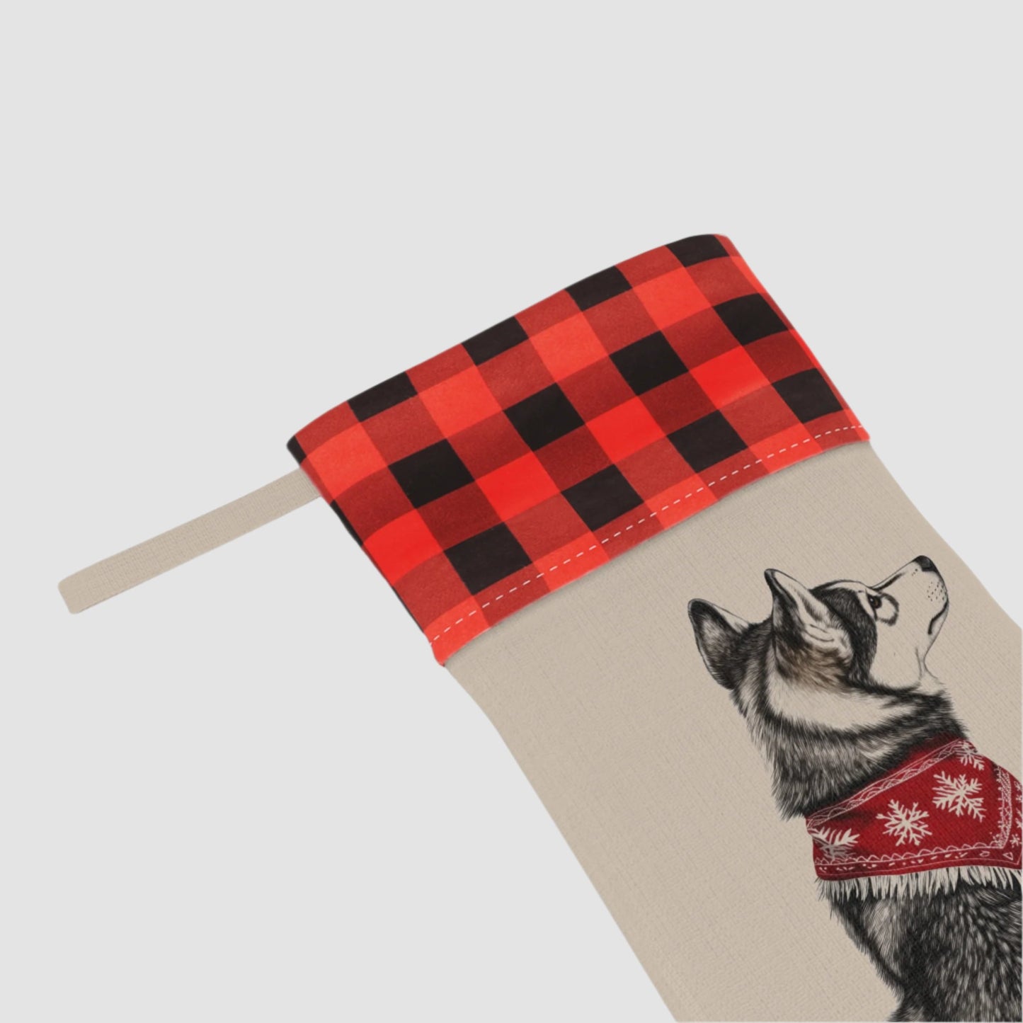 Husky Christmas Stocking - Personalization Available!