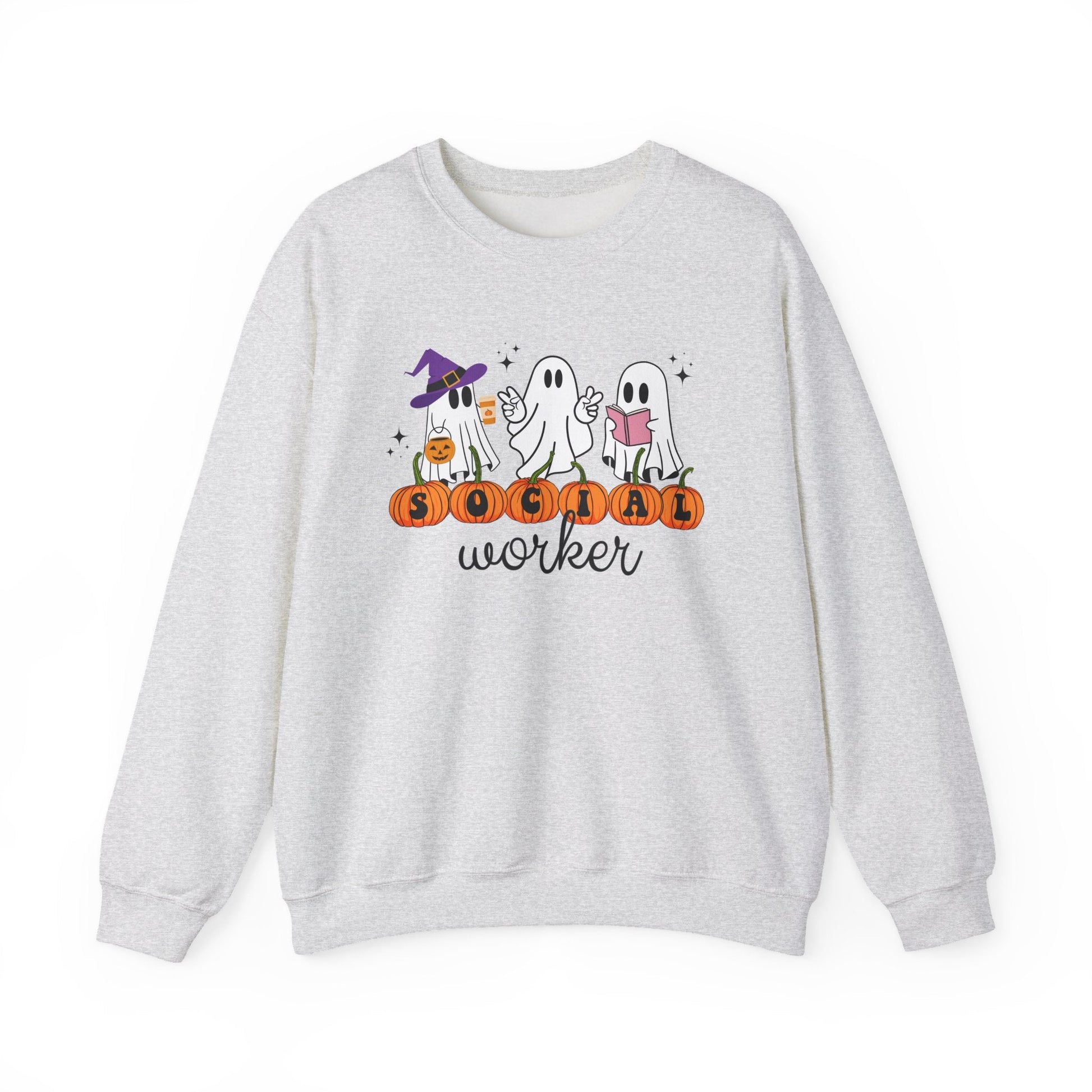 Social Worker Halloween Crewneck Printify
