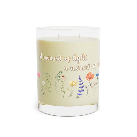 A Moment of Light, A Moment of Calm Candle Printify