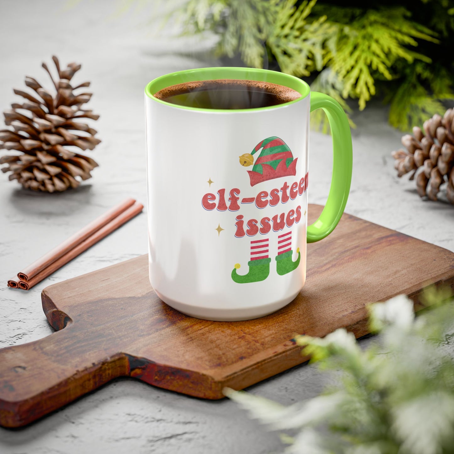 Elf-Esteem Issues Mug (11oz, 15oz)