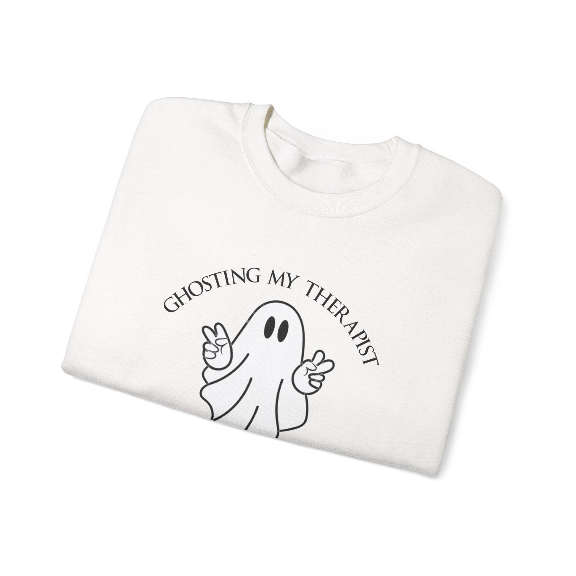 Ghosting My Therapist Crewneck Printify