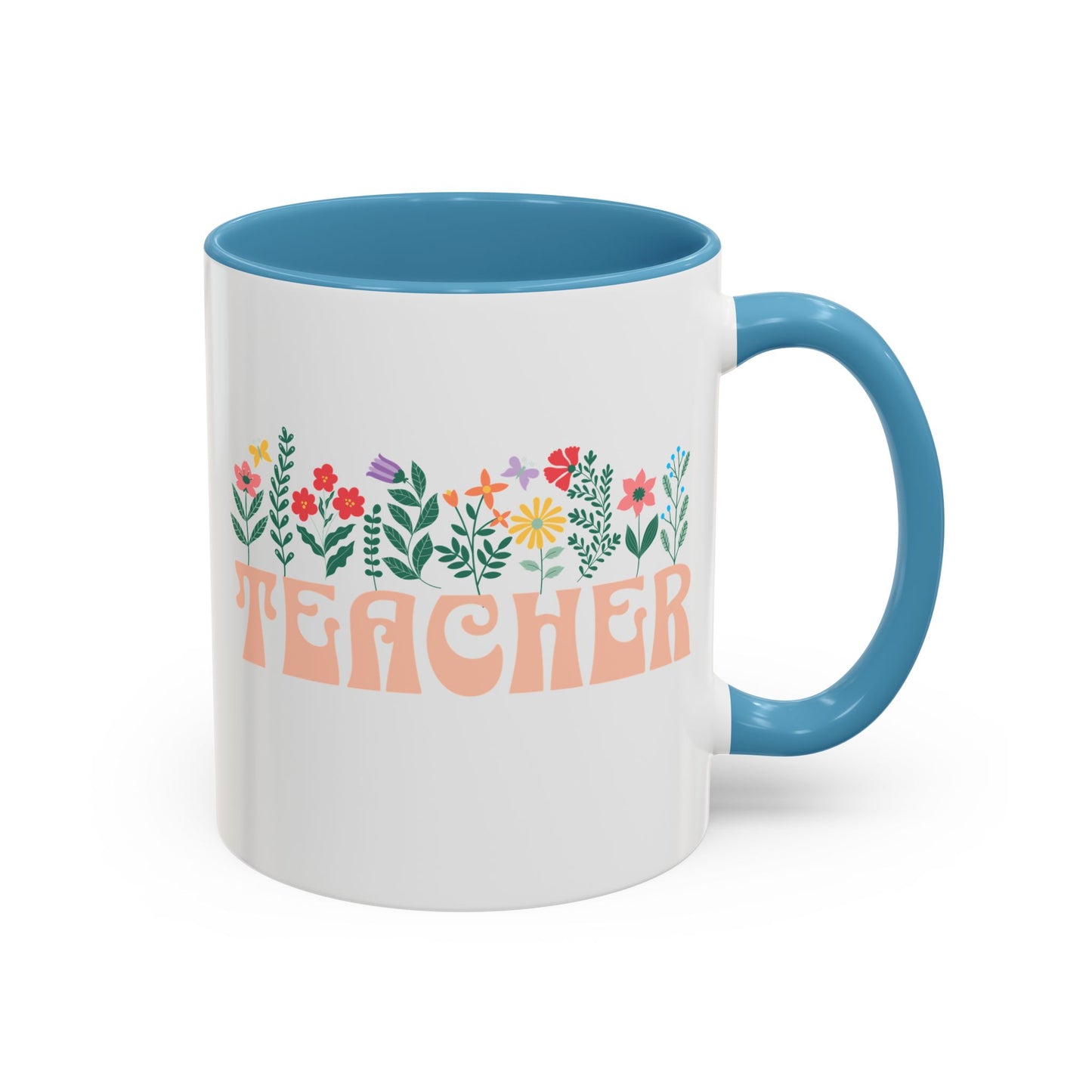 Floral Teacher Mug (11oz)