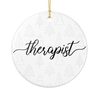Therapist Ornament Printify
