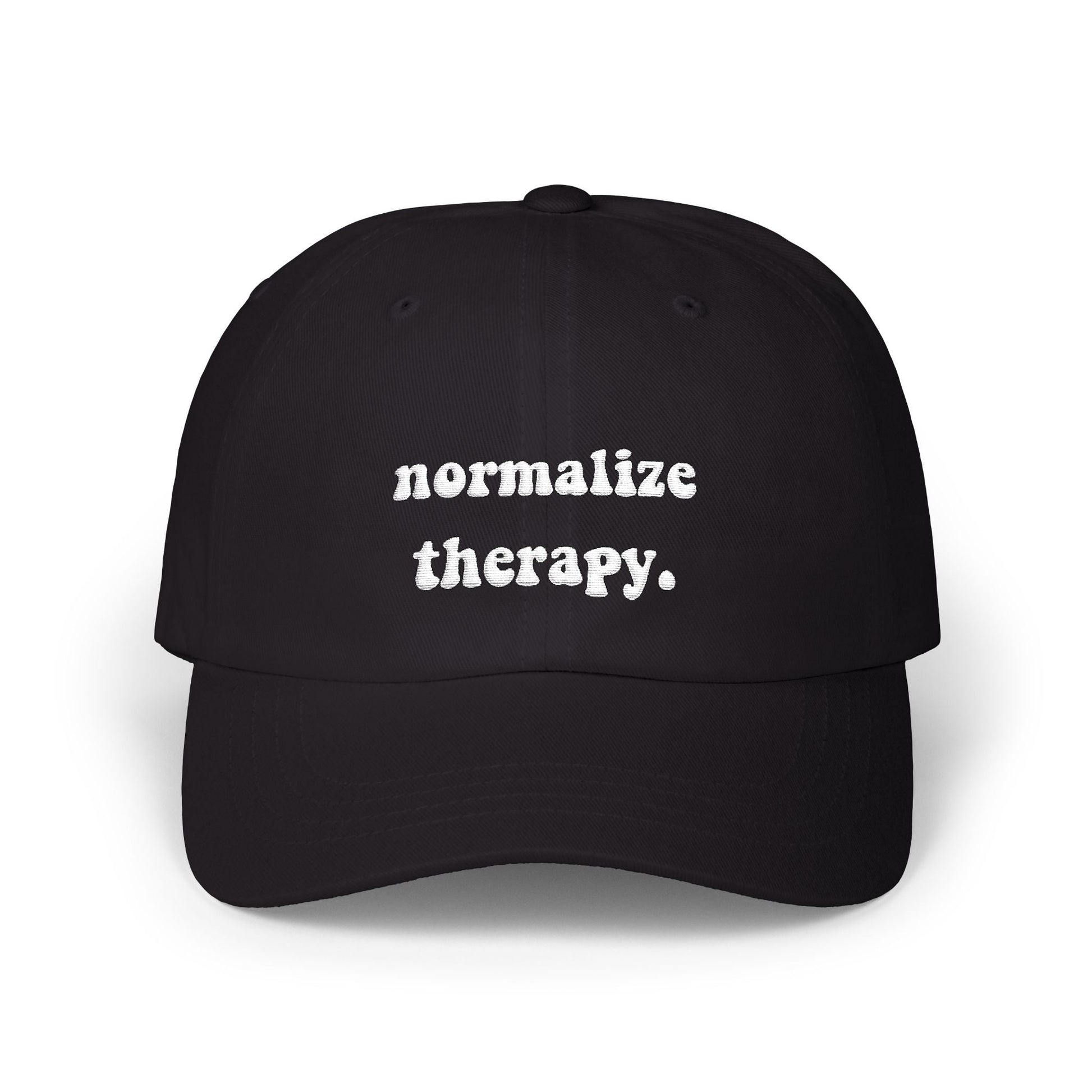 Normalize Therapy Embroidered Hat Printify