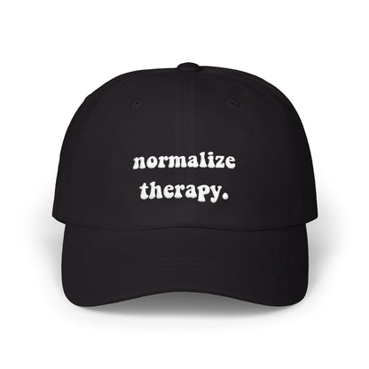 Normalize Therapy Embroidered Hat Printify