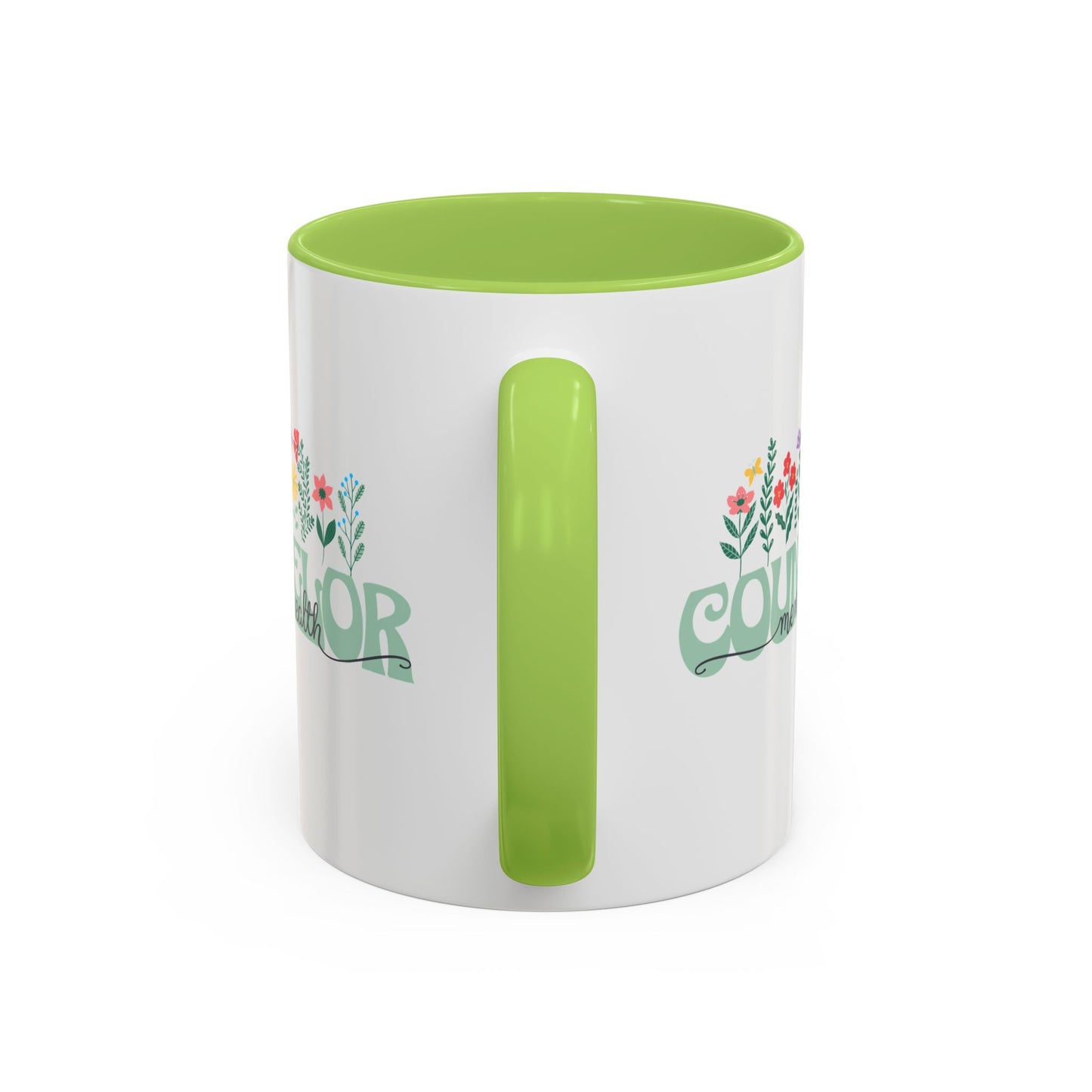 Floral Mental Health Counselor Mug (11oz)