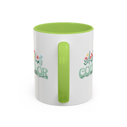 Floral Mental Health Counselor Mug (11oz)