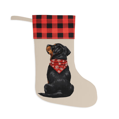 Rottweiler Christmas Stocking - Personalization Available! Printify
