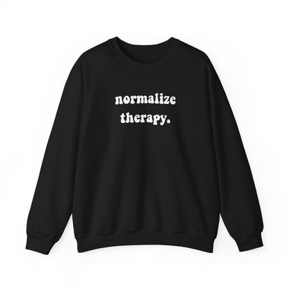 Normalize Therapy Crewneck Printify
