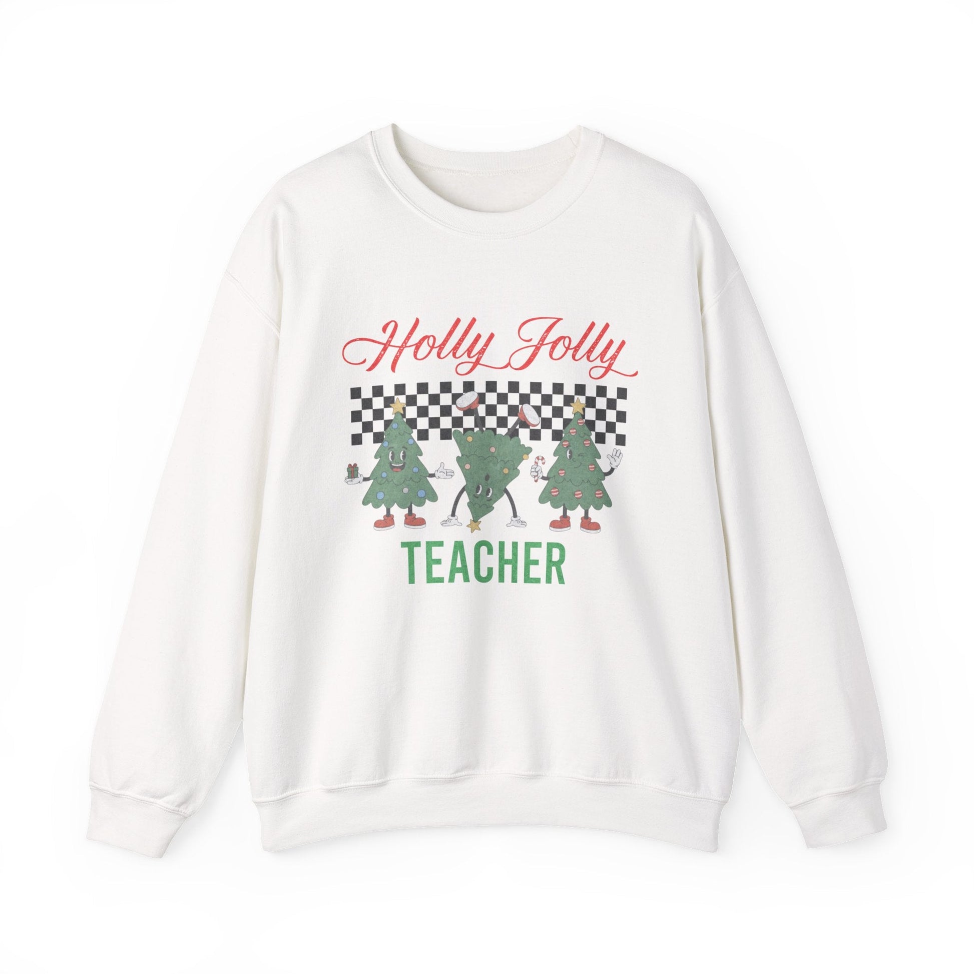 Holly Jolly Teacher Crewneck Printify